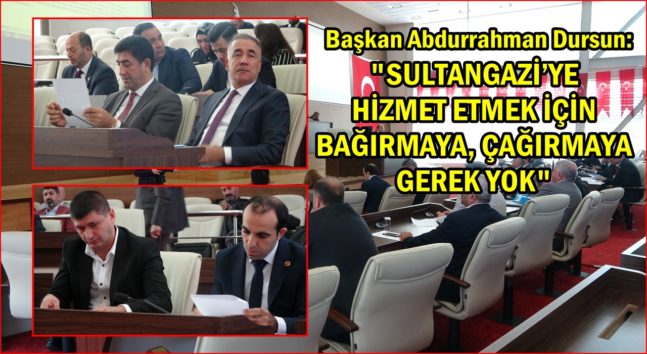 Sultangazi Meclisi’nde yüksek tansiyon