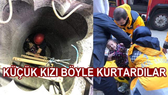 Arnavutköy’de küçük kız inşaattaki kuyuya düştü
